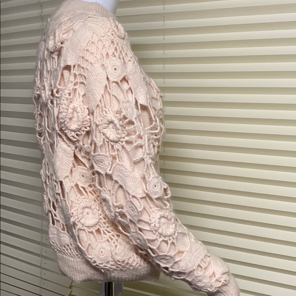 Gantos Vintage Silk Angora L-Wool Lt. Pink Sweater - Picture 7 of 12